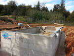 cantiere di una piscina