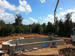 cantiere di una piscina
